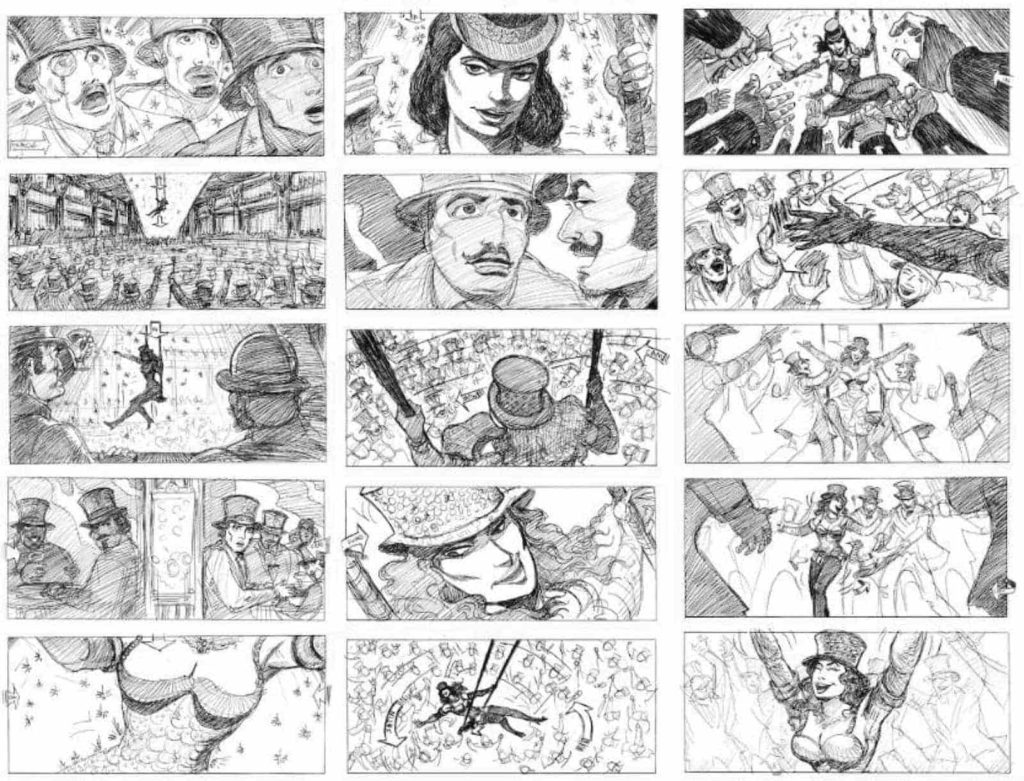 Thumbnail Storyboard Example for Moulin Rouge